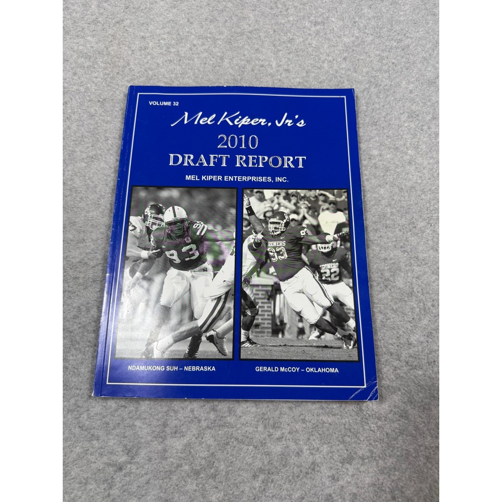 Mel Kiper Jr 2010 NFL Draft Report Volume 32 Suh McCoy Bradford Scouting Guide